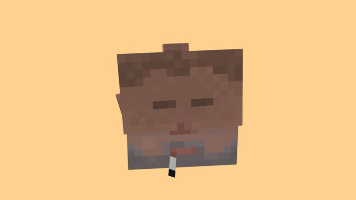 Number K Head 3D Model