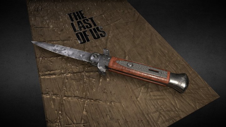 Ellie's Switchblade Knife from The Last of Us 3D Model