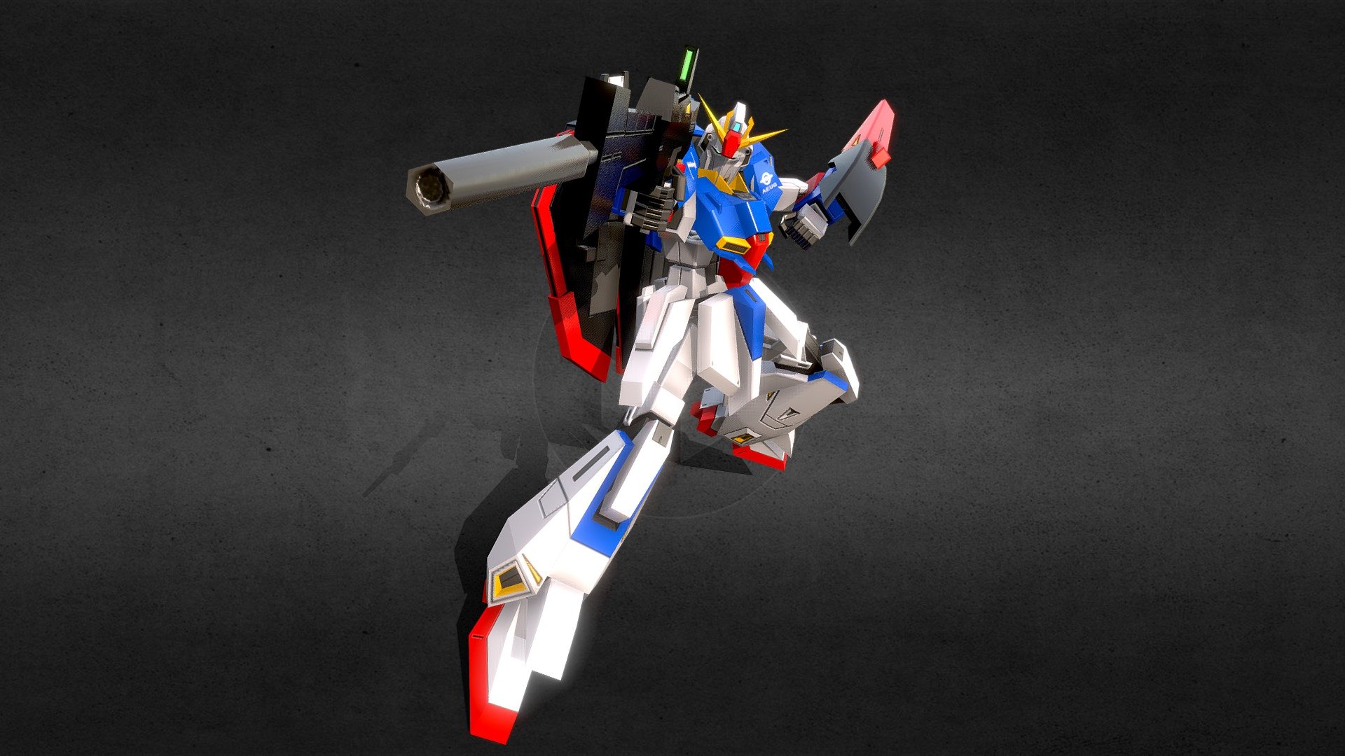 Zガンダム / MSZ-006 Zeta Gundam - 3D model by みそ太郎 (@nama_140 