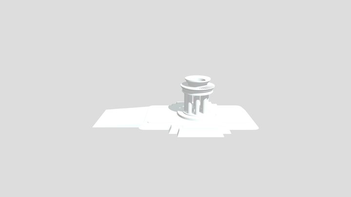 Monumento Montsec 3D Model