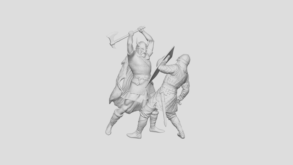 Axe And Shield Duel