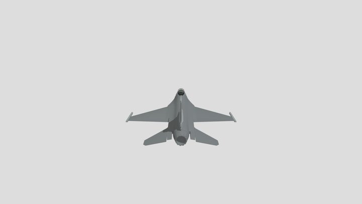 Besiege F-16C 3D Model