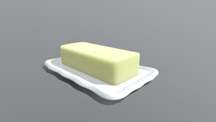 butter 3D Model