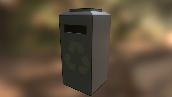 Recycle Bin 3D Model