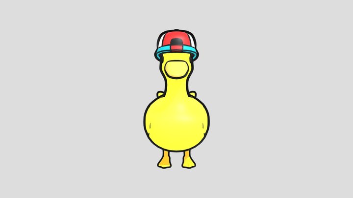 Shuba Duck (yellow) 3D Model