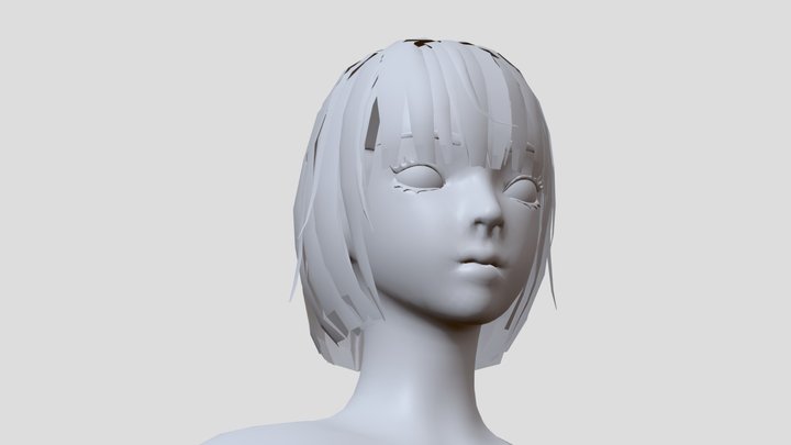 Female Character 3D Model