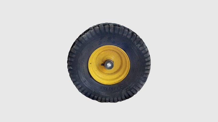 High Detail Tractor Tire (3D Scan) 3D Model