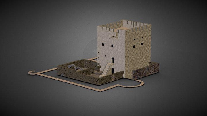 Kolossi Castel, Cyprus 3D Model