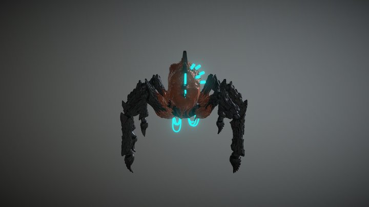 Spider creature 3D Model