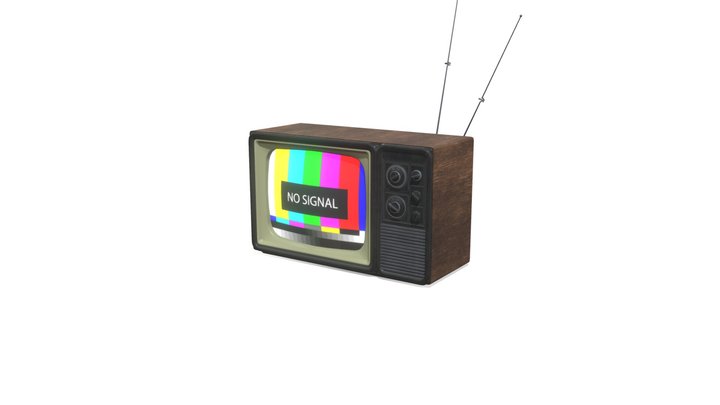 Television Vintage 3D Model