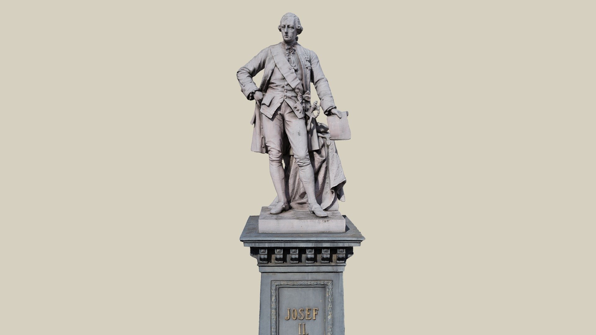 Kaiser Joseph II — Sketchfab embed 3D viewer