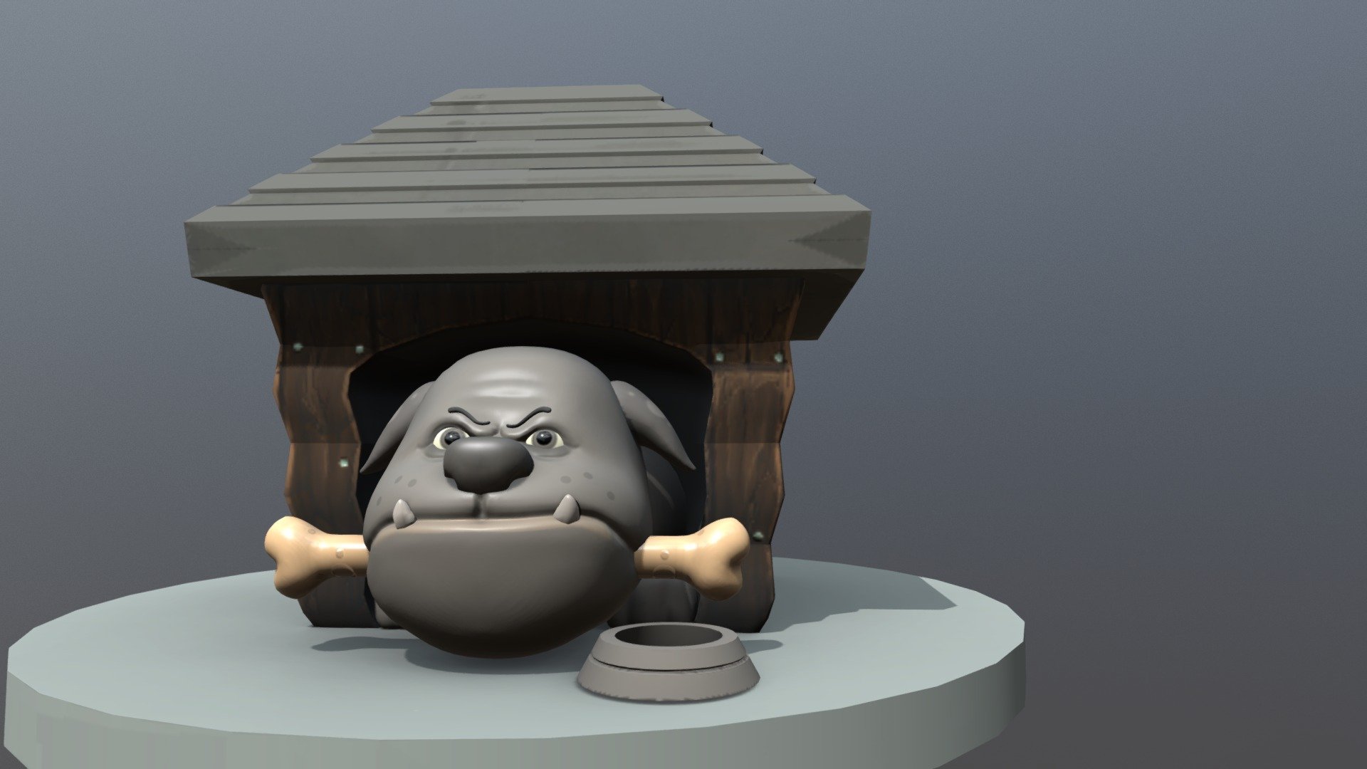 Angry dog - Download Free 3D model by KulerRuler (@KulerRuler) [60e6e43]