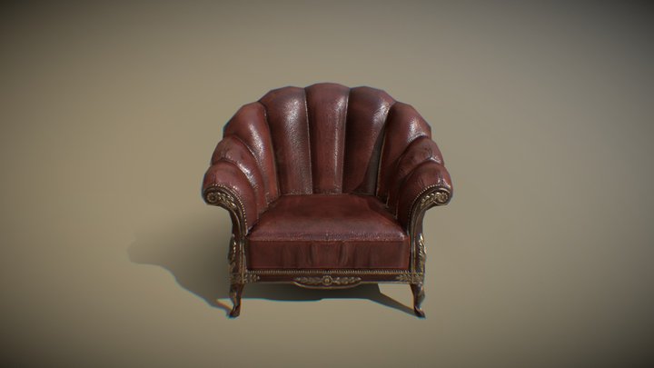 Sofa_Single 3D Model