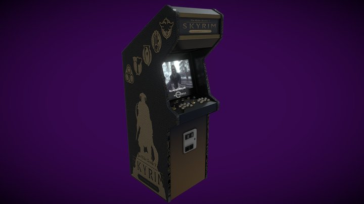 Arcade Skyrim 10th Anniversary 3D Model