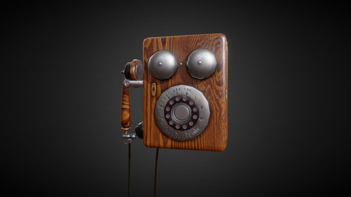 Antique Phone – Free 3D Model STL