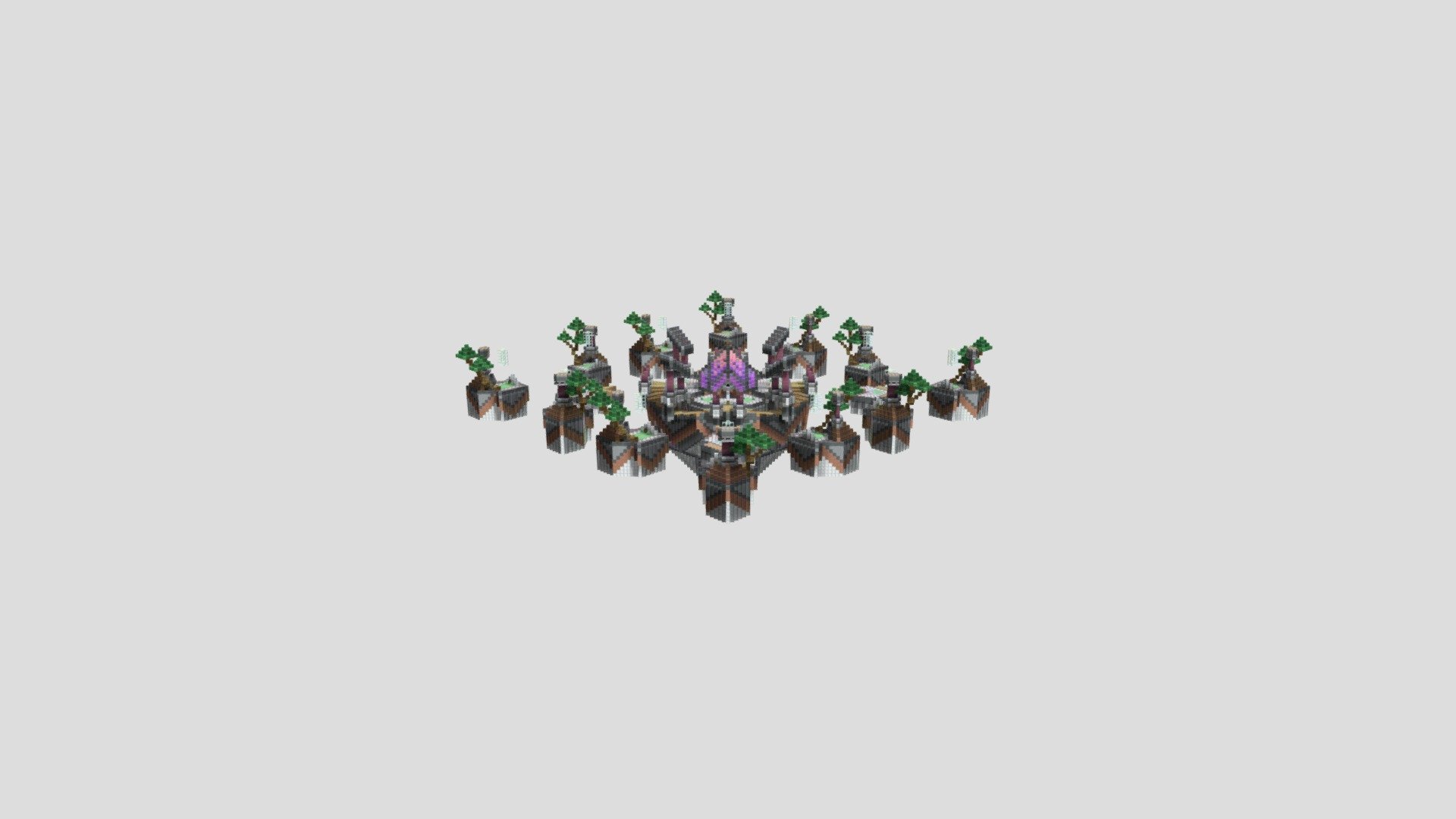 Minecraft Jagged Skywars HyPixel map