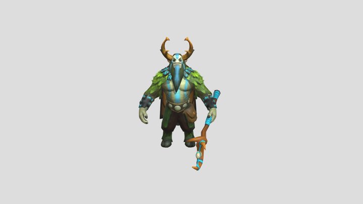 Dota 2 Furion 3D Model