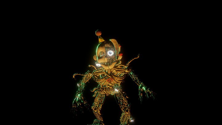 The blob (molten freddy, ennard) - 3D model by lucariomodel999  (@lucariomodel999) [d6398e9]