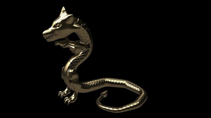 RTJ4D - The Golden Dragon 3D Model