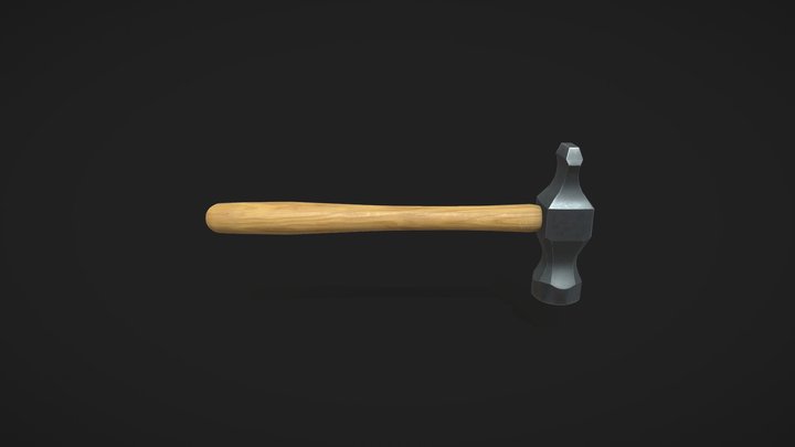 tool hammer 3D Model