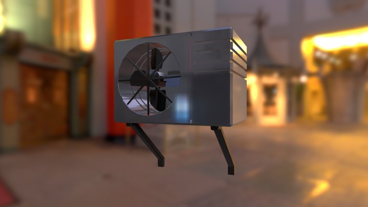 Building Radiator (lowpoly) 3D Model