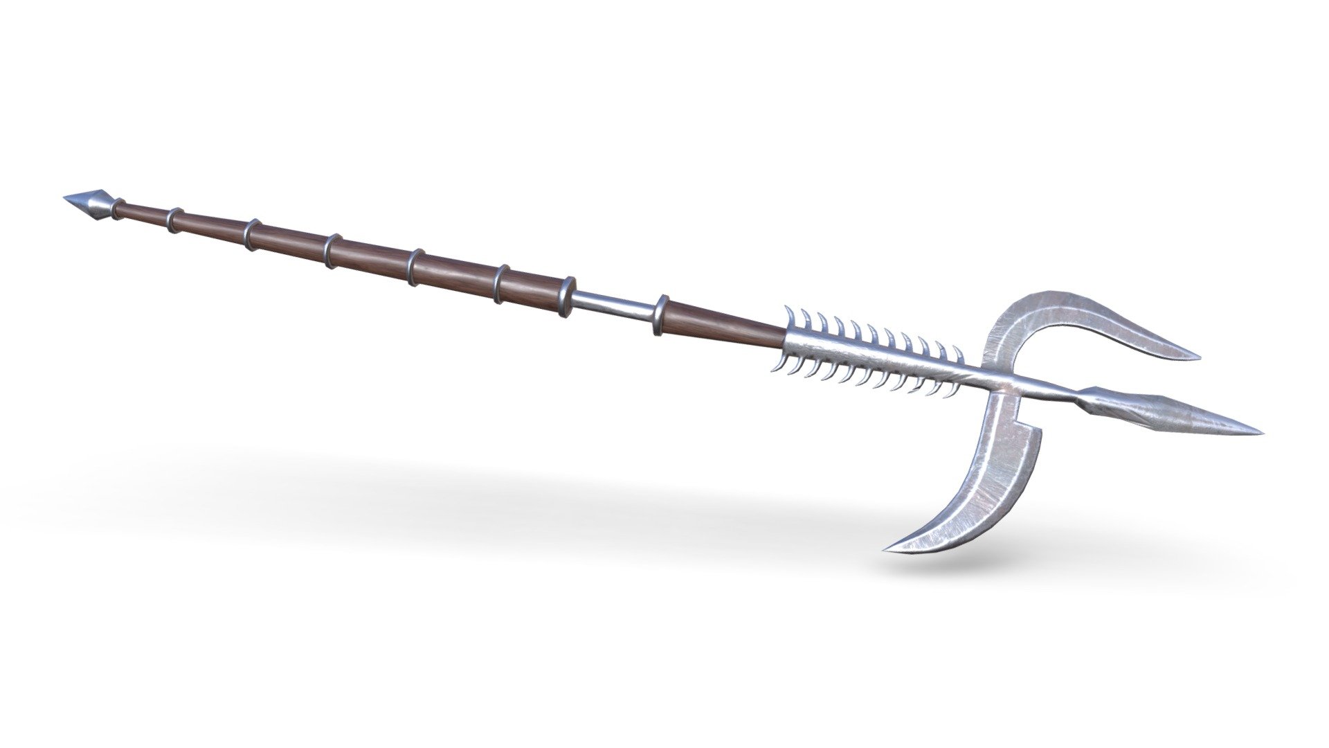 Ancient Low poly weapon spear