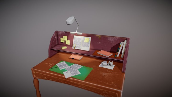 SM Desk Project 3D Model