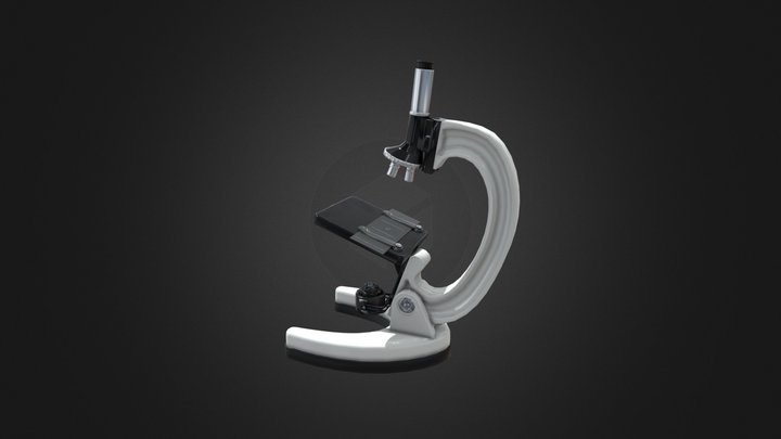 microscopio 3D Model