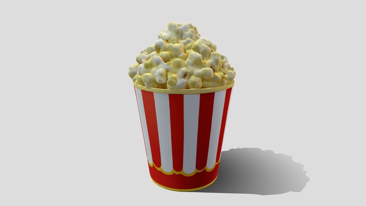 popcorn 3D Model