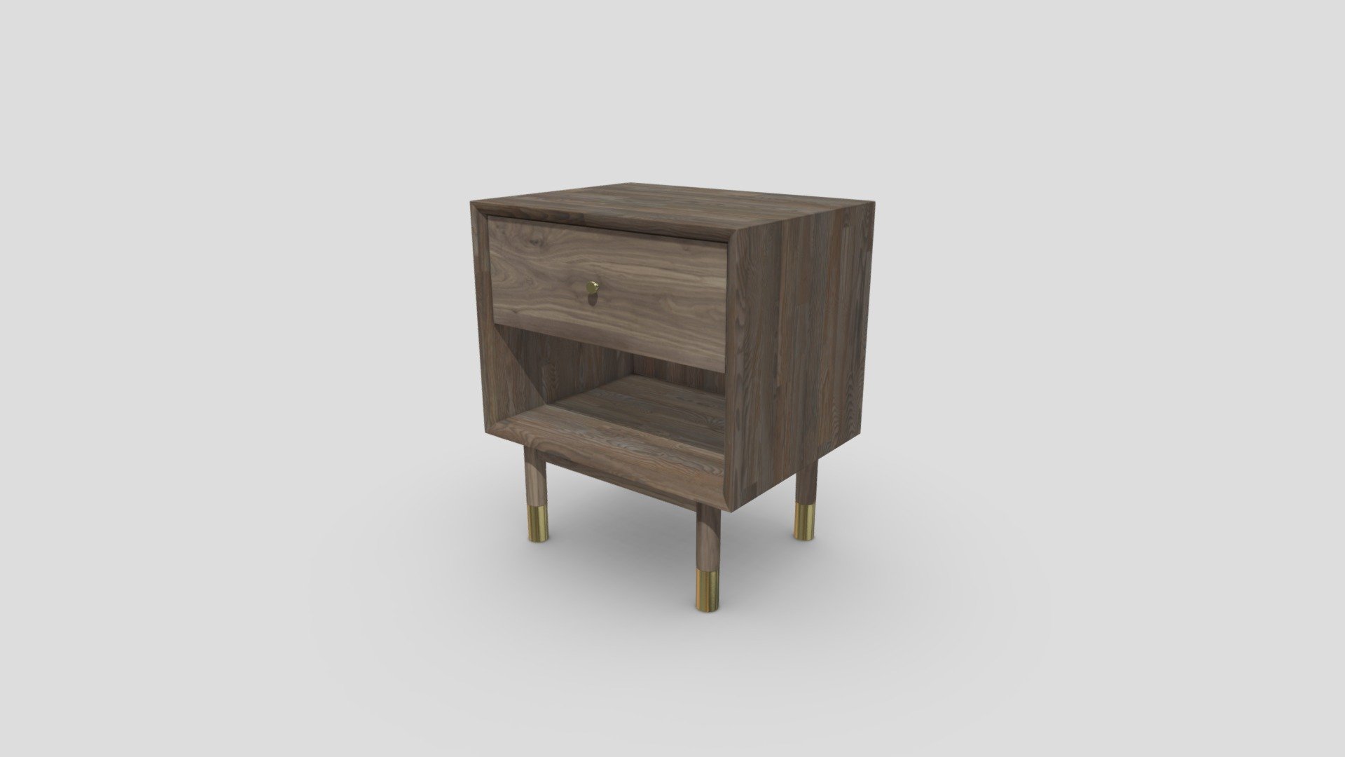 Table Solid Wood Bed Mini Chest Buy Royalty Free 3D model by interior