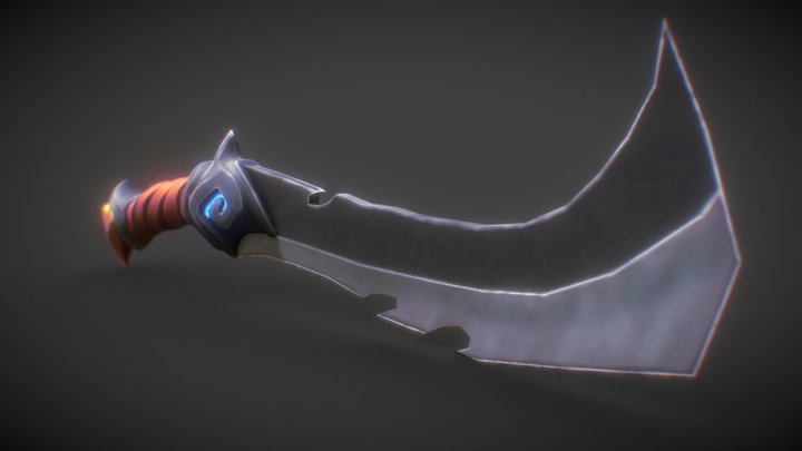 Darksiders Genesis Handpainted Blades 3D Model