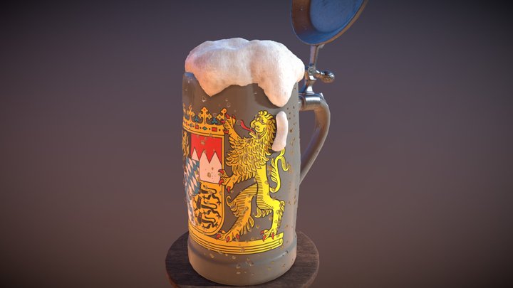 beer mug / beer bust challenge 3D Model
