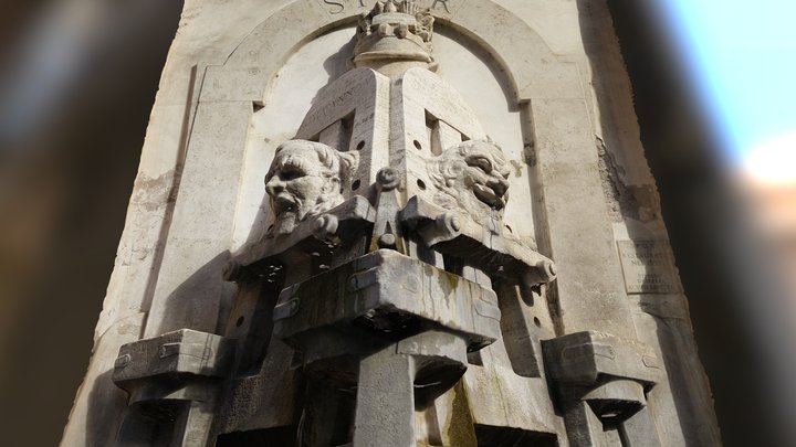 Fontana delle Arti, Via Margutta (Roma) 3D Model