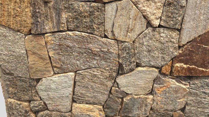 Ramone Brown Mosaic without Mortar 3D Model