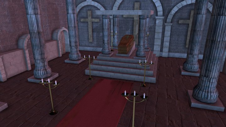 Dracula's Room 3D Model