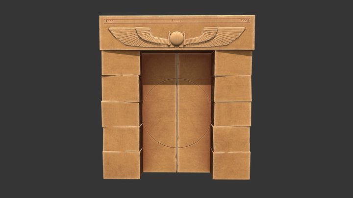 Doorway Game Asset 3D Model