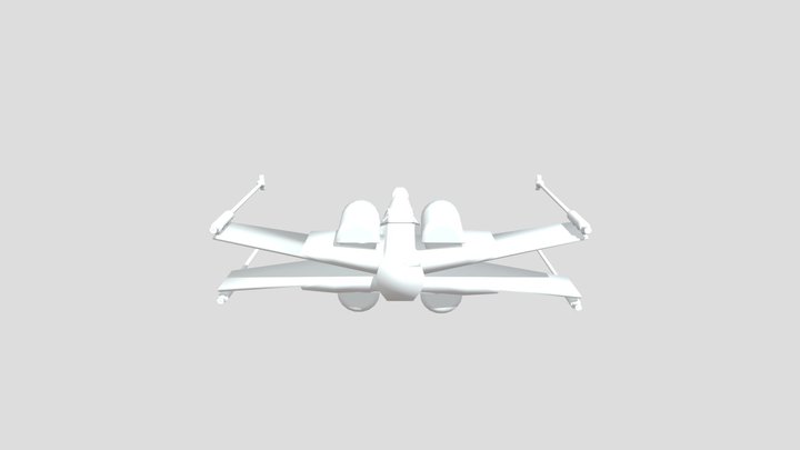 X Wing 3D Model