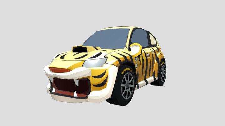 HCR2 rally car (tiger) 3D Model