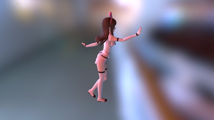 KIZUNA AI 3D Model
