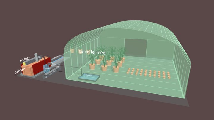 FOUR-CAPSULES-BIOCHAR 3D Model