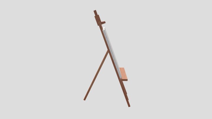 Easel 3D Model