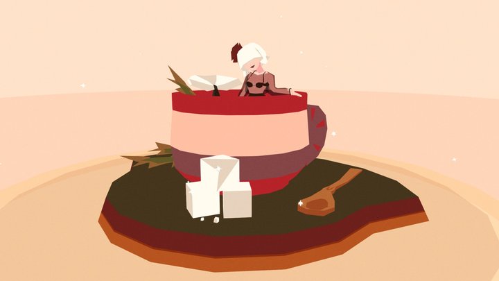 Holiday Mermaid 3D Model
