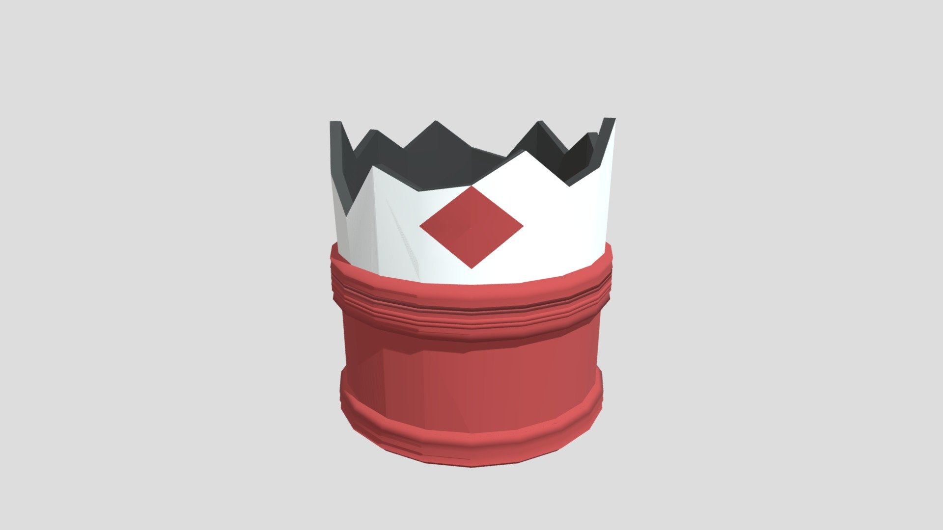 Explosive Barrel Damaged - 3D model by DylanFowler [60f7550] - Sketchfab