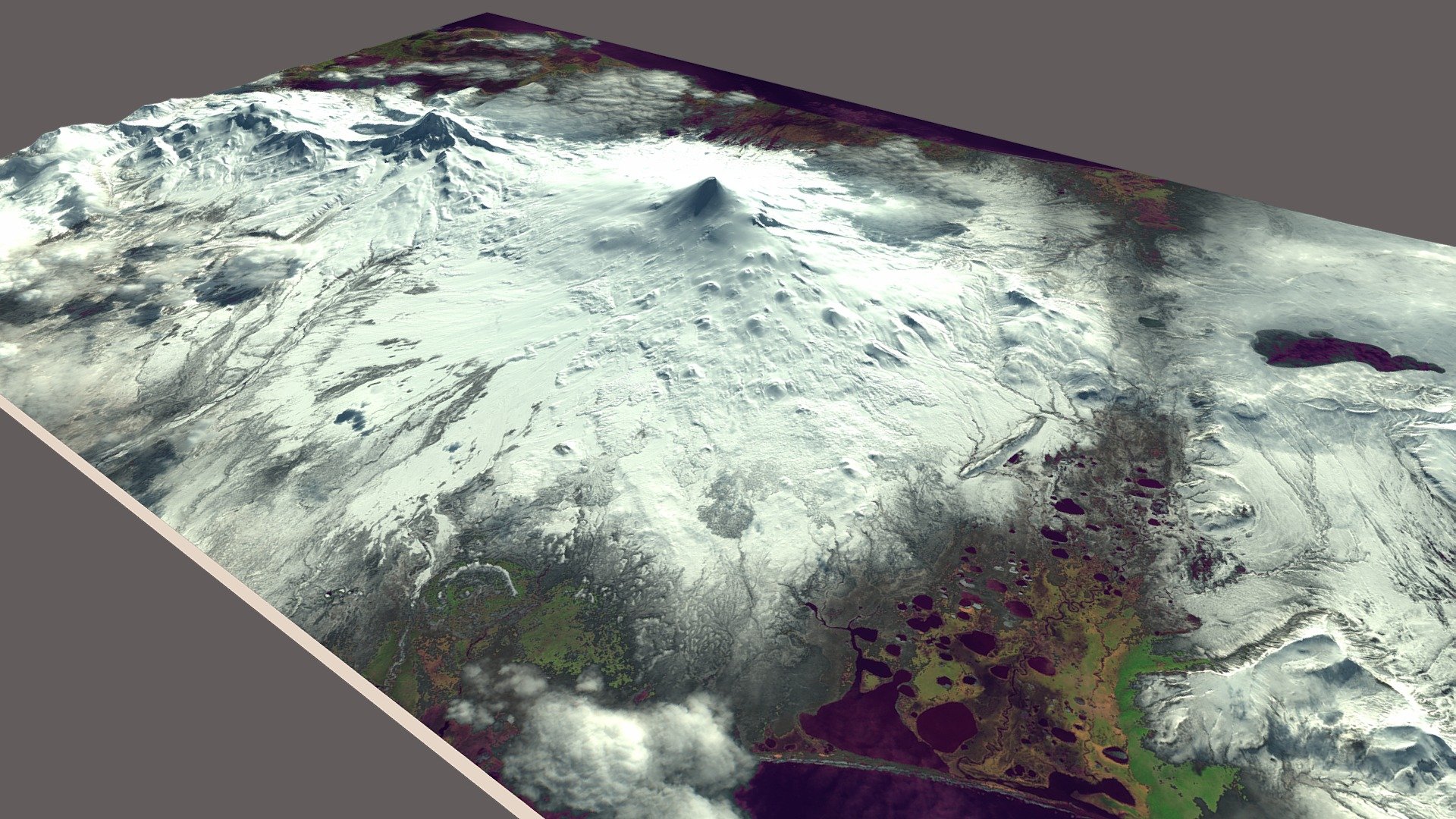 Mount Shishaldin Volcano, Unimak Island, Alaska