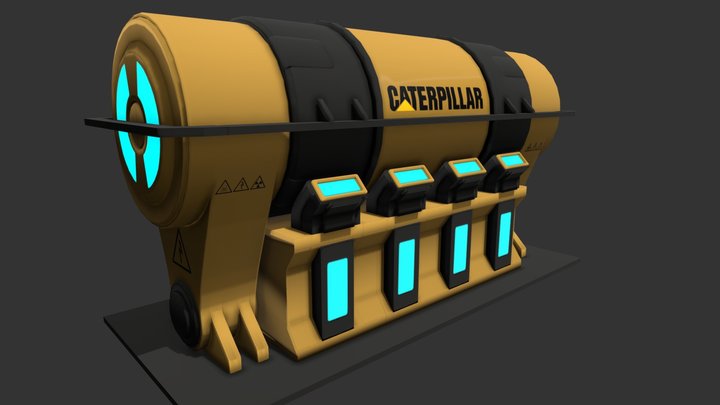 caterpillar_generator 3D Model