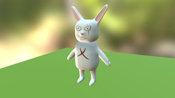 醜兔子 3D Model