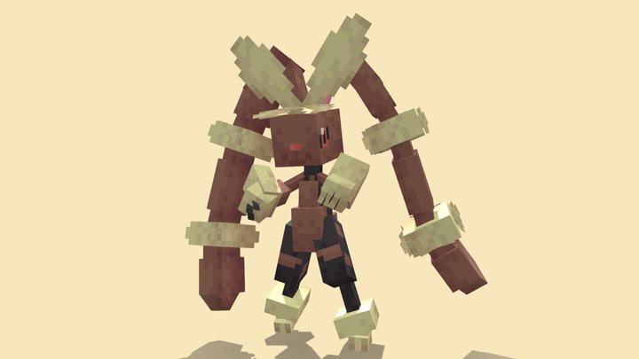 Pokemon Alakazam Mega Evolution 3D model 3D printable