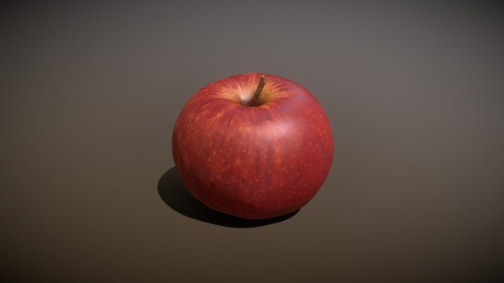Realistic 3D Apple