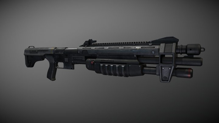 Halo Reach M45 Shotgun 3D Model