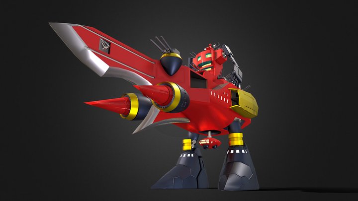 Super Tengen Toppa Gurren Lagann - 3D model by UTF2005 (@utf2005) [9e39d2b]